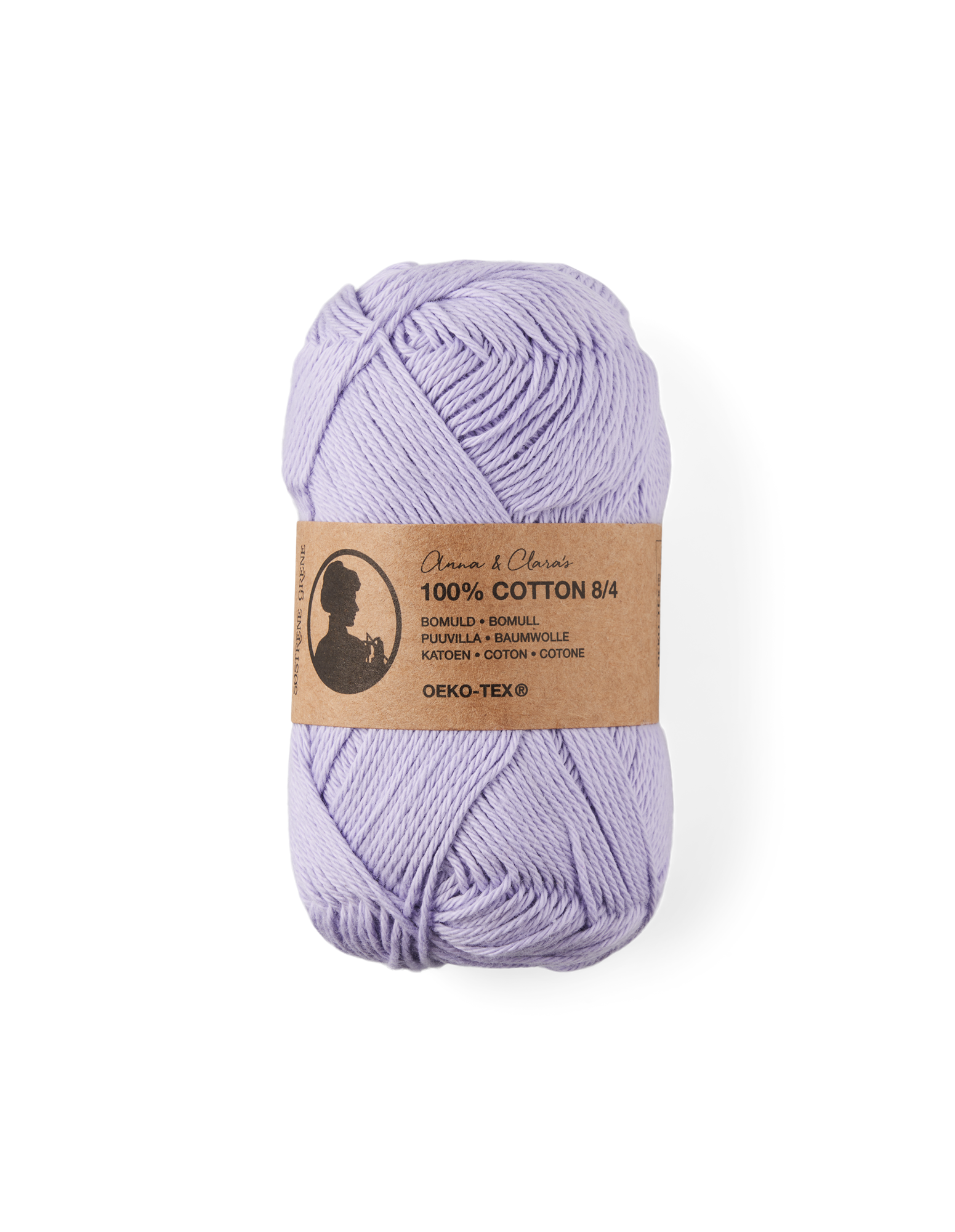Garn 8/4 | Bomuld. 50 g = 160 m. | Lilac