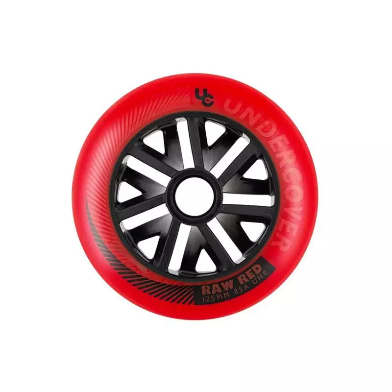 Roues roller UNDERCOVER Raw 125/85A Red (pack de 6)