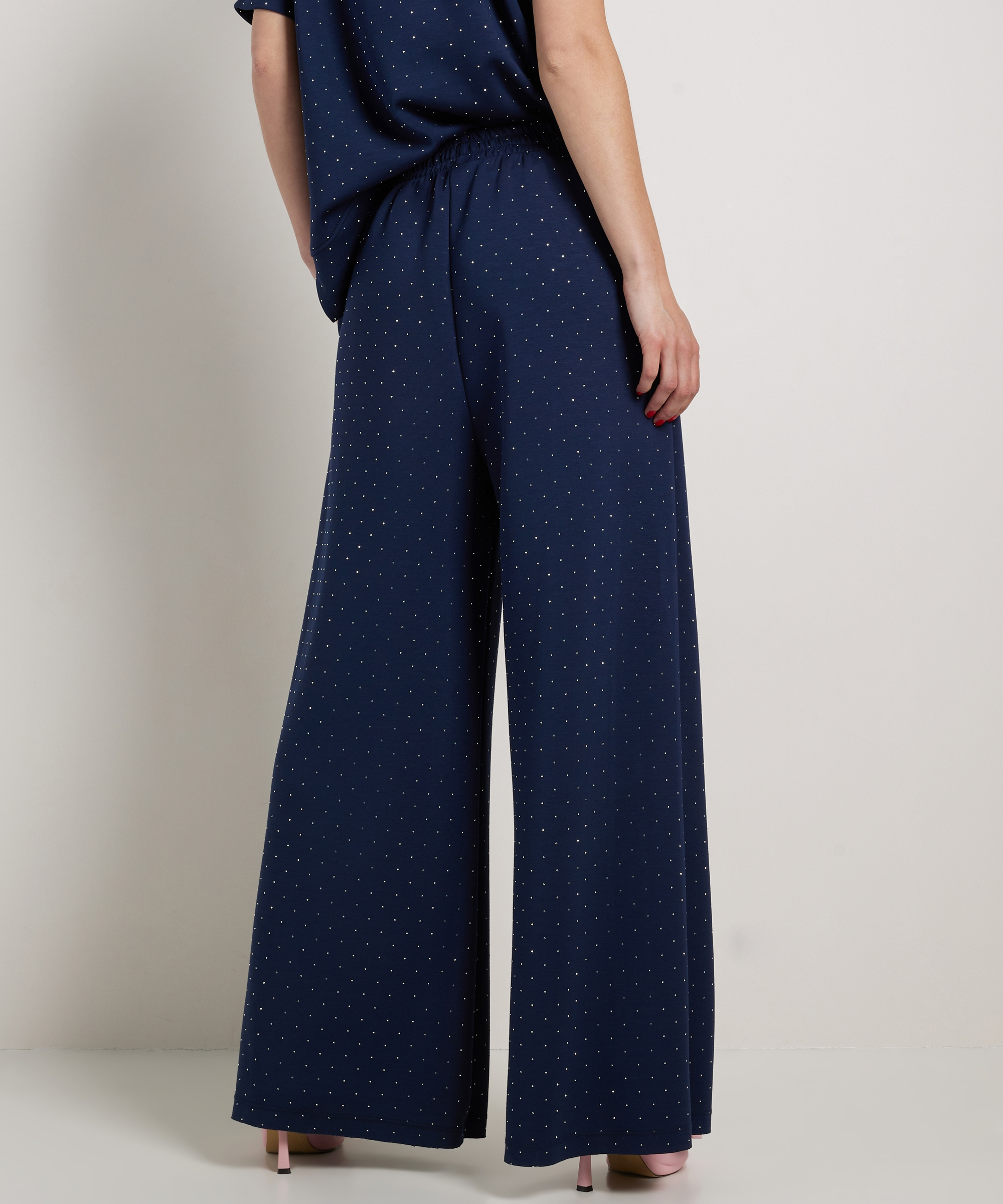 wide fit broek scuba glitters