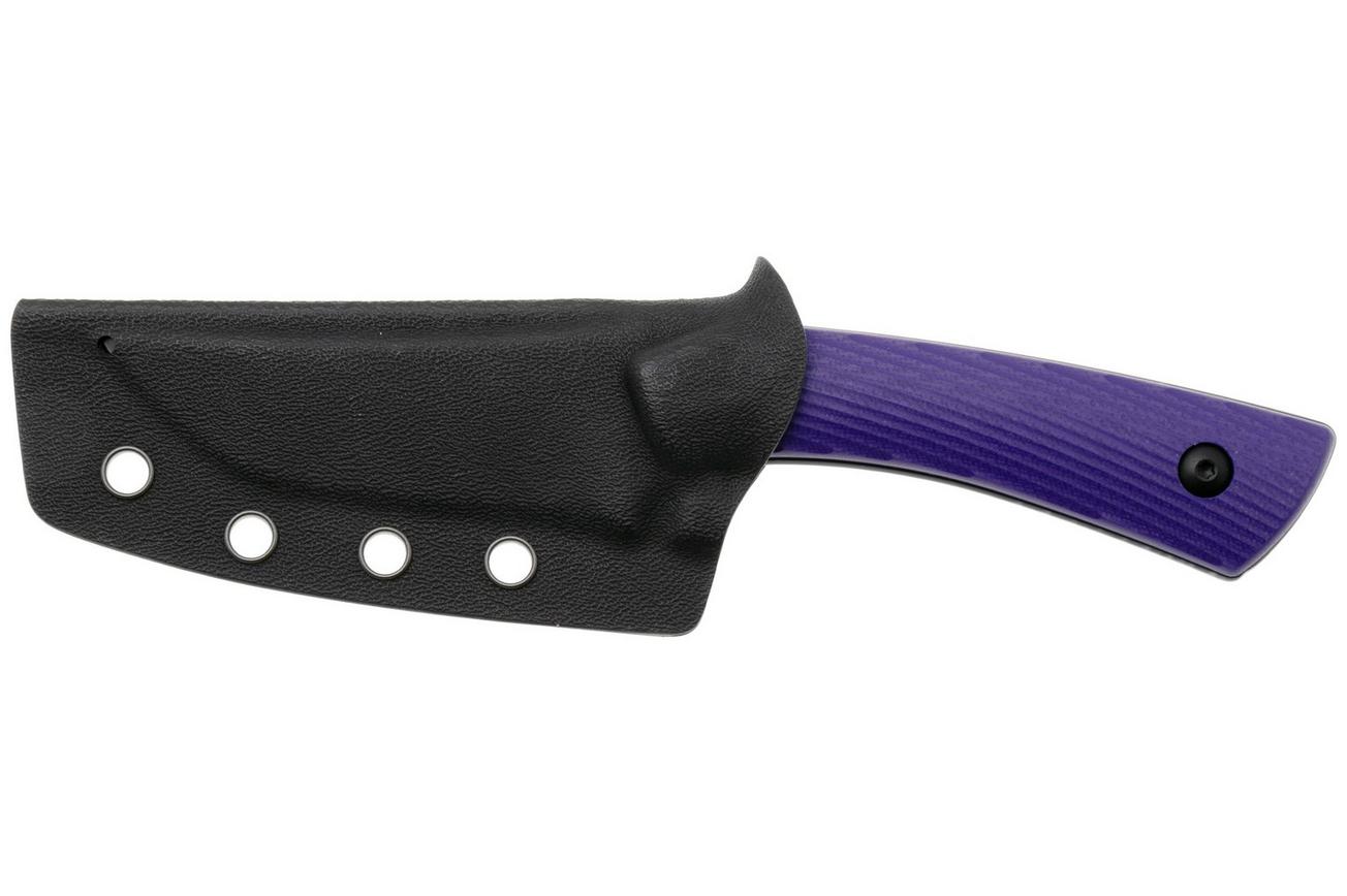 Bestech STEP BFK06C PVD D2, Purple G10, vaststaand mes