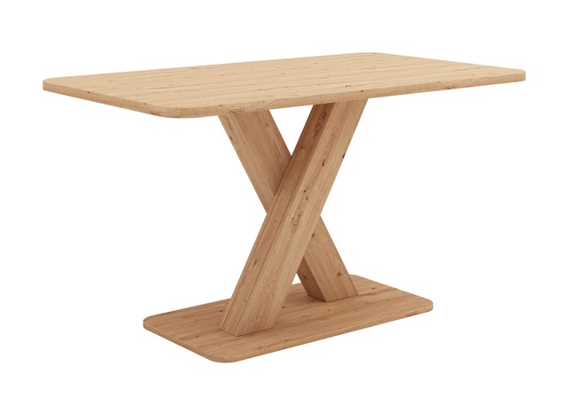 Home affaire Esstisch »Miles Tisch, Esszimmertisch, Küchentisch« 1 Stk. tlg. Esstisch mit X Gestell und Bodenplatte. Breite 137 cm, fix Tisch