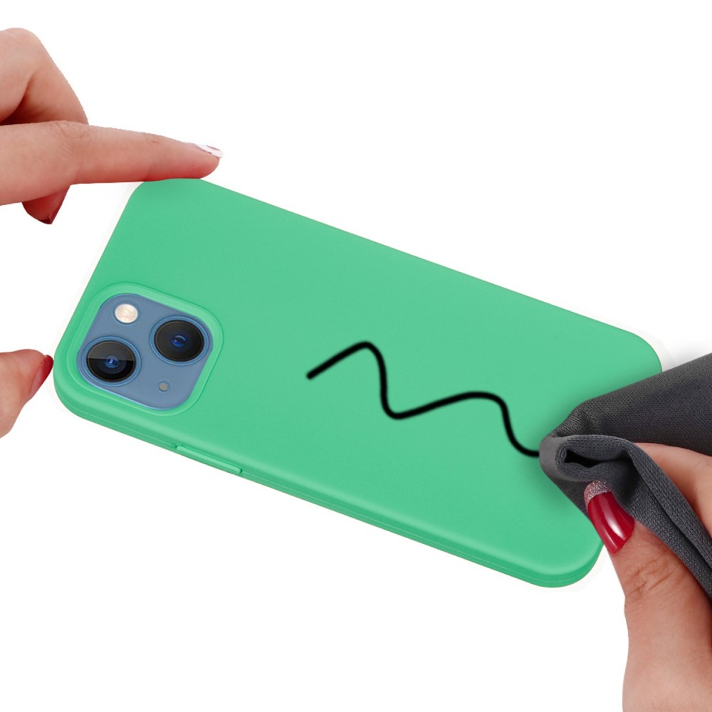 iPhone 14 Silikon Case Hülle - Türkis