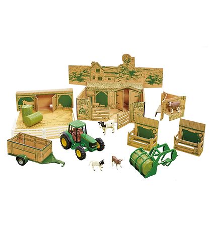 Britains Leges?t - 43257 - John Deere - 20 Dele - Farm In A Box