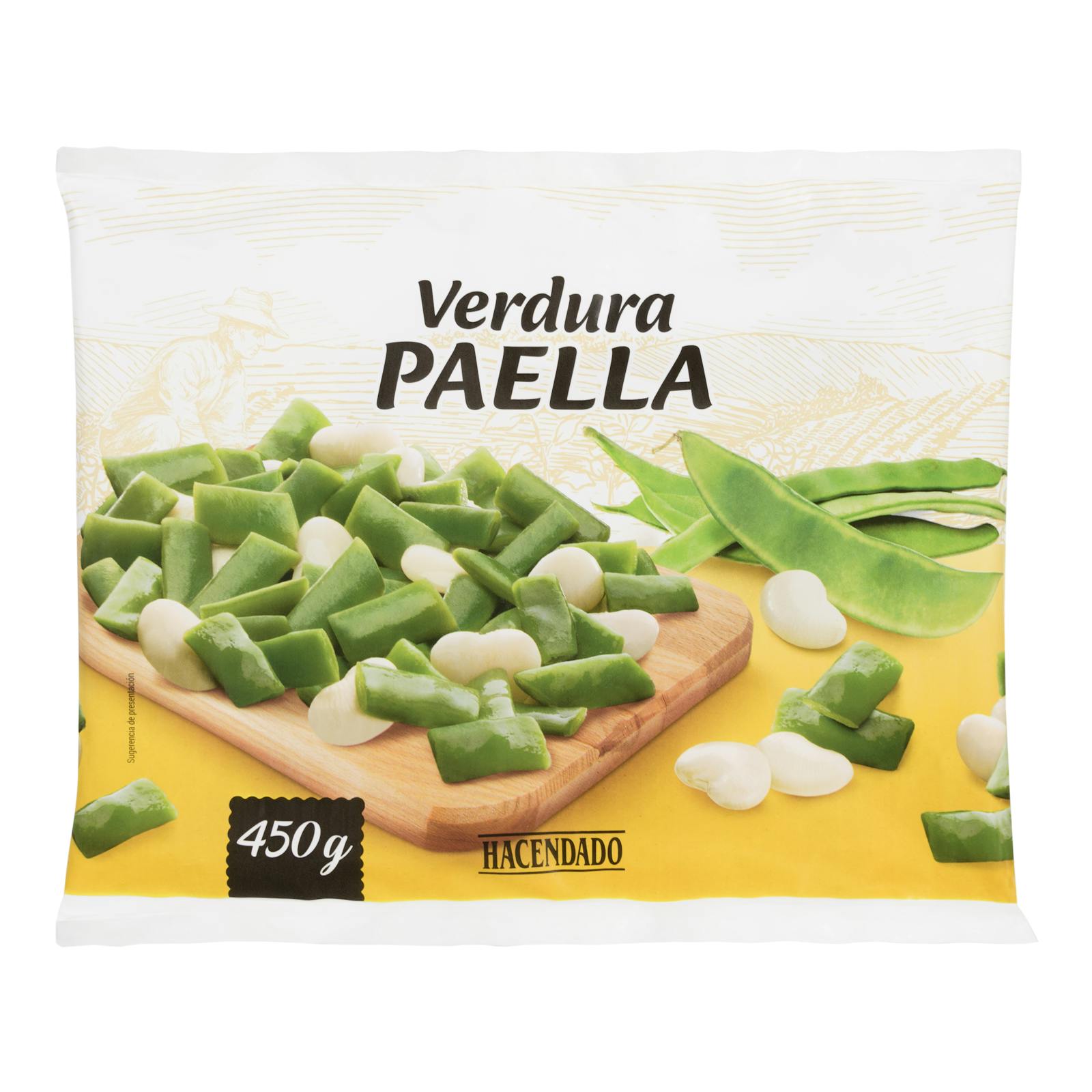 Légumes paella surgelés Hacendado