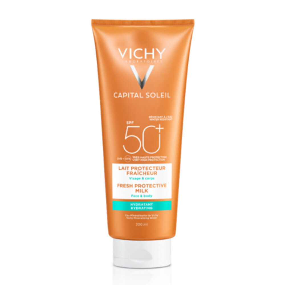 Vichy Capital Soleil Beach Protect Hydraterende Zonnebrand Melk SPF50+300 ml