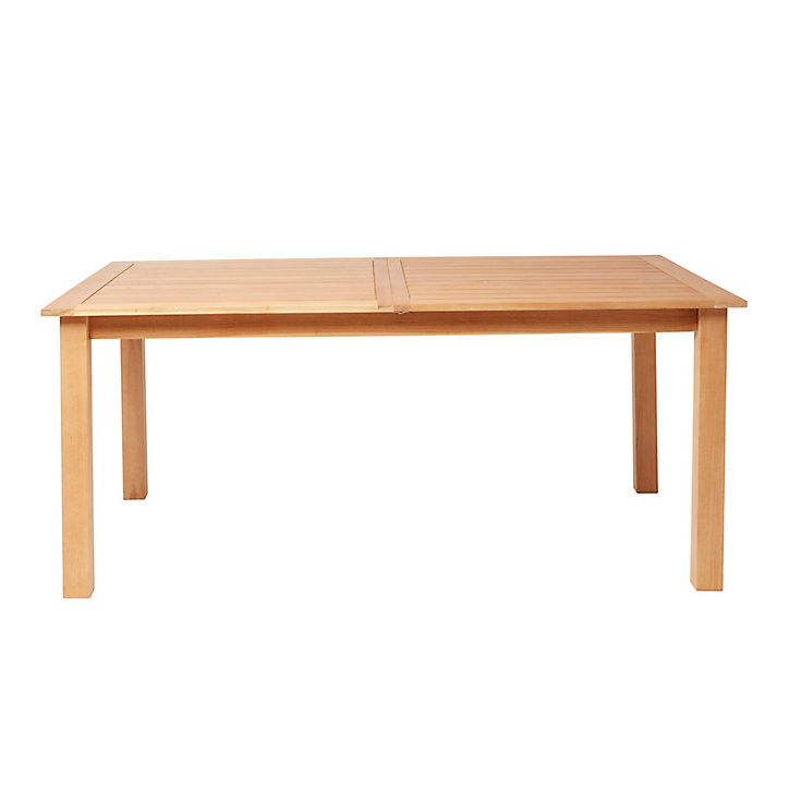 Table de jardin Molara en bois coloris naturel L.180/240 x l.106 x H.75 cm