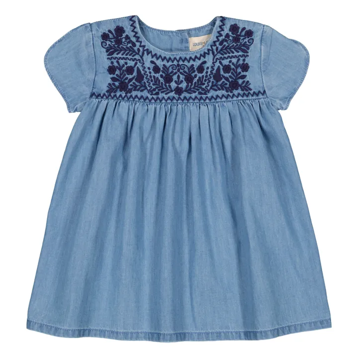 Louis Louise Robe Florine Chambray | Bleu jean