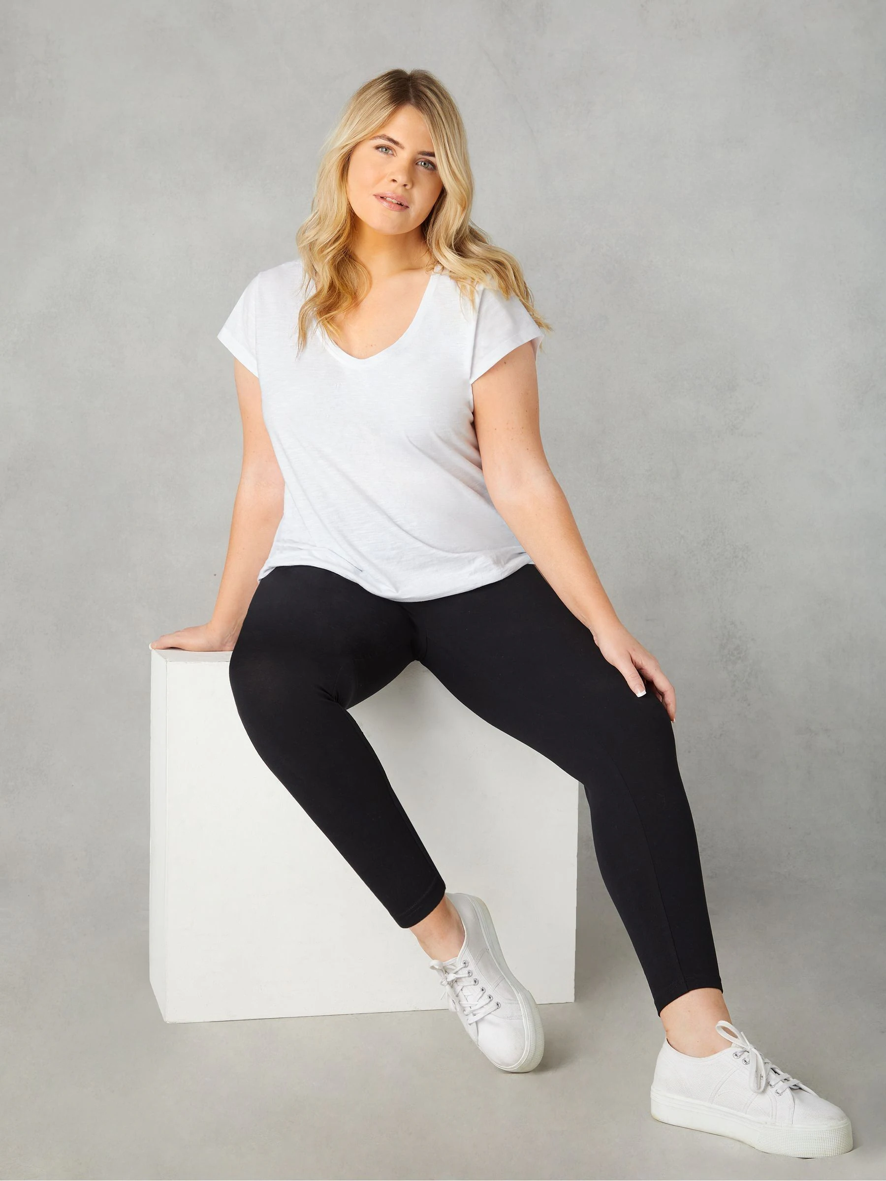 Live Unlimited Curve Petite Jersey Regular Length Leggings