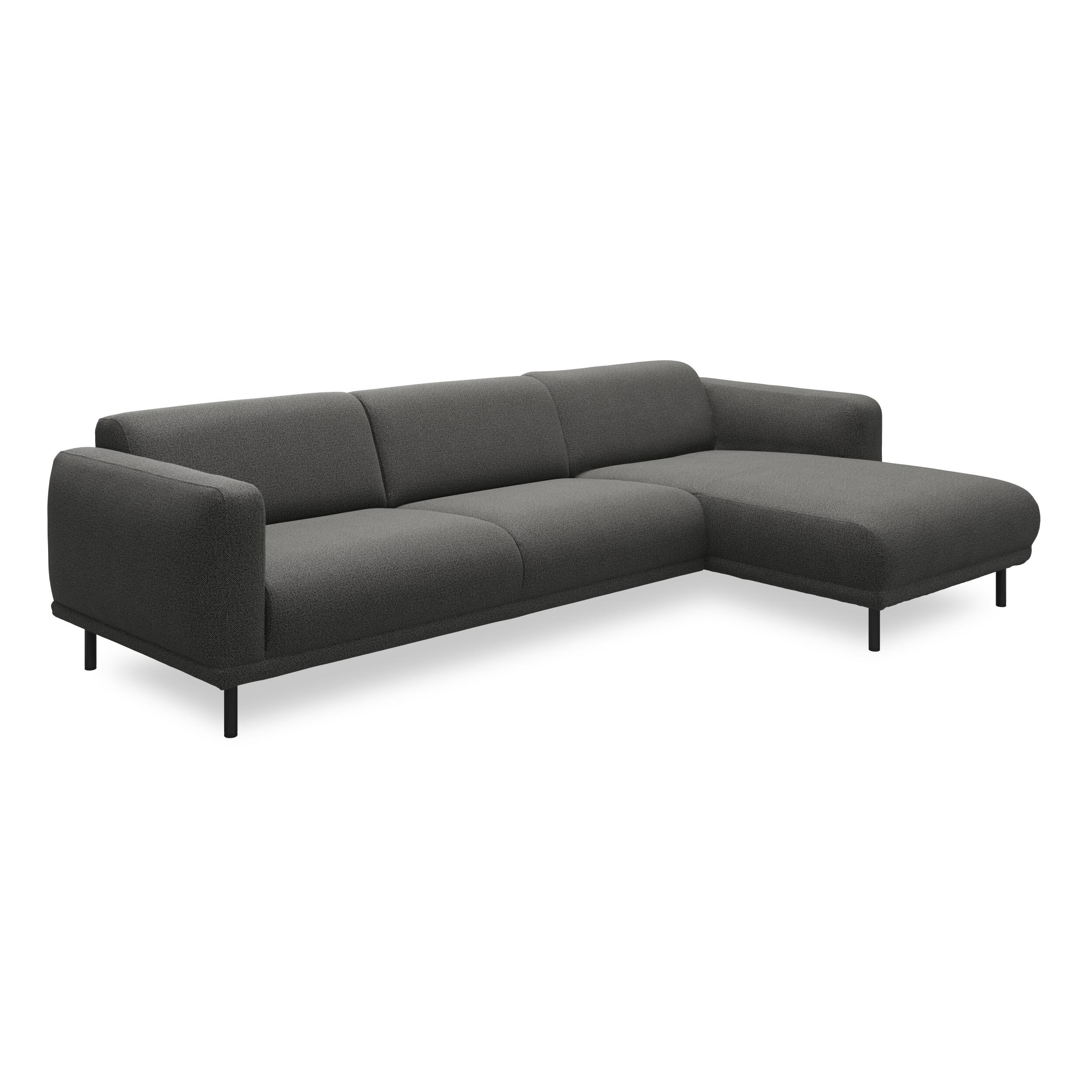 Parker højrevendt sofa med chaiselong