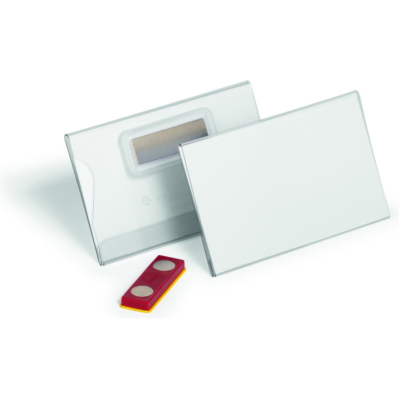 Porte-Badge 54x90 mm avec aimant FIXPLUS - Boîte de 25