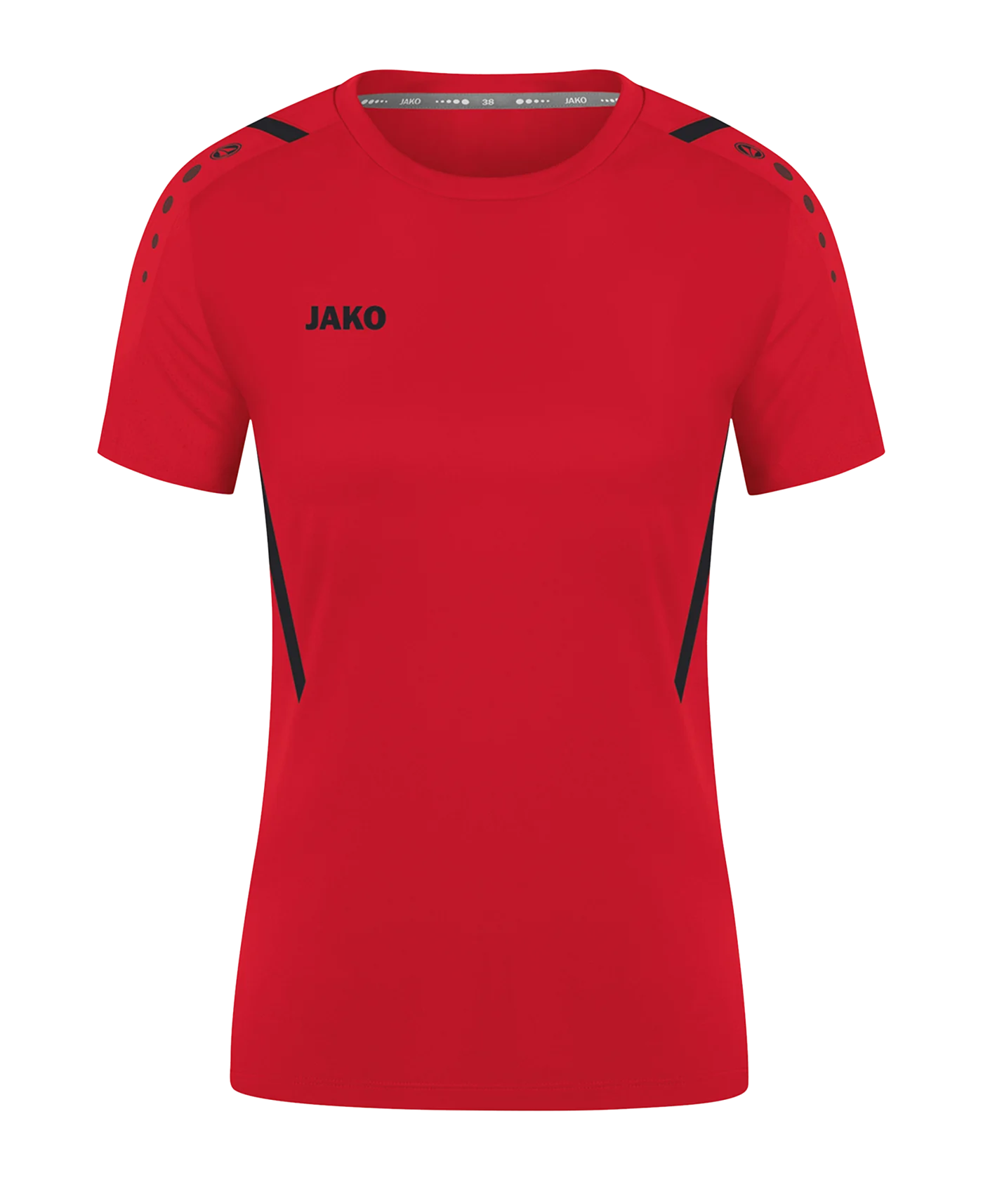 JAKO Challenge Trikot Damen Rot Schwarz F101