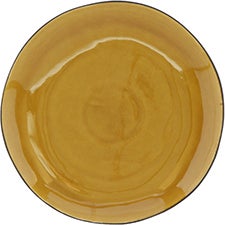 TS bord Urban zwart / geel D 14 H 2 cm