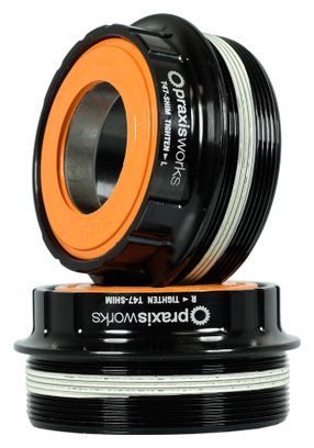Boitier à Visser Praxis Works T47 Shimano 68/73mm Road/MTB