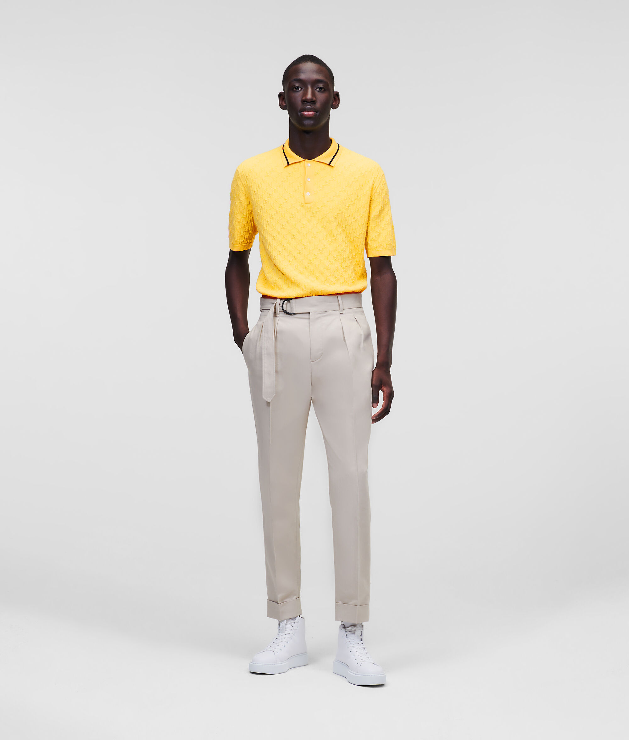 POLO TRICOTÉ KL MONOGRAM