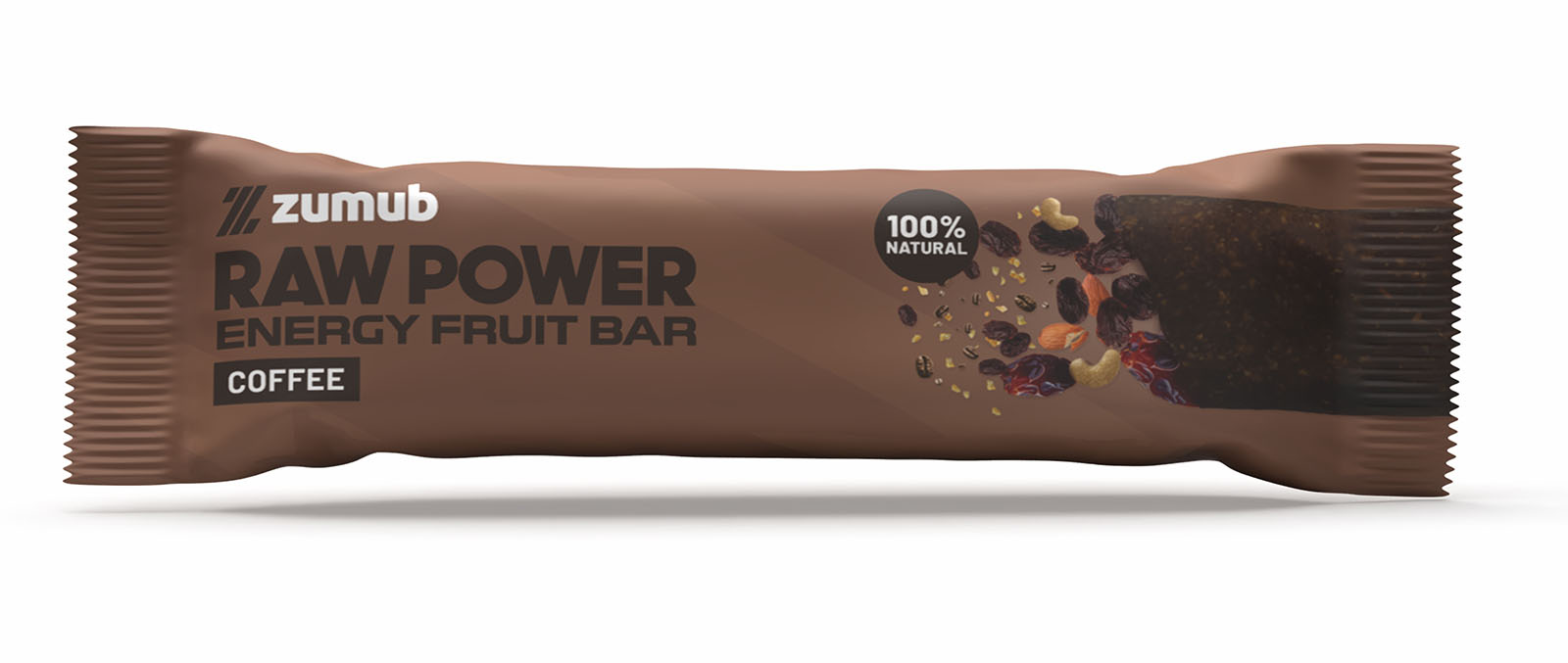 Barra de Energia de Frutas Zumub Raw Power 30g Café