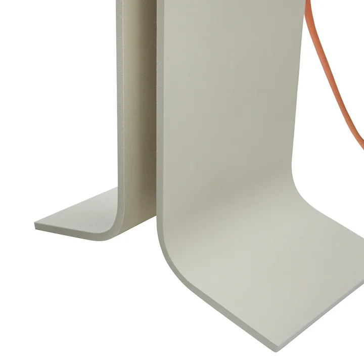 Hübsch Interior - Crea LED Tischleuchte, sand / orange