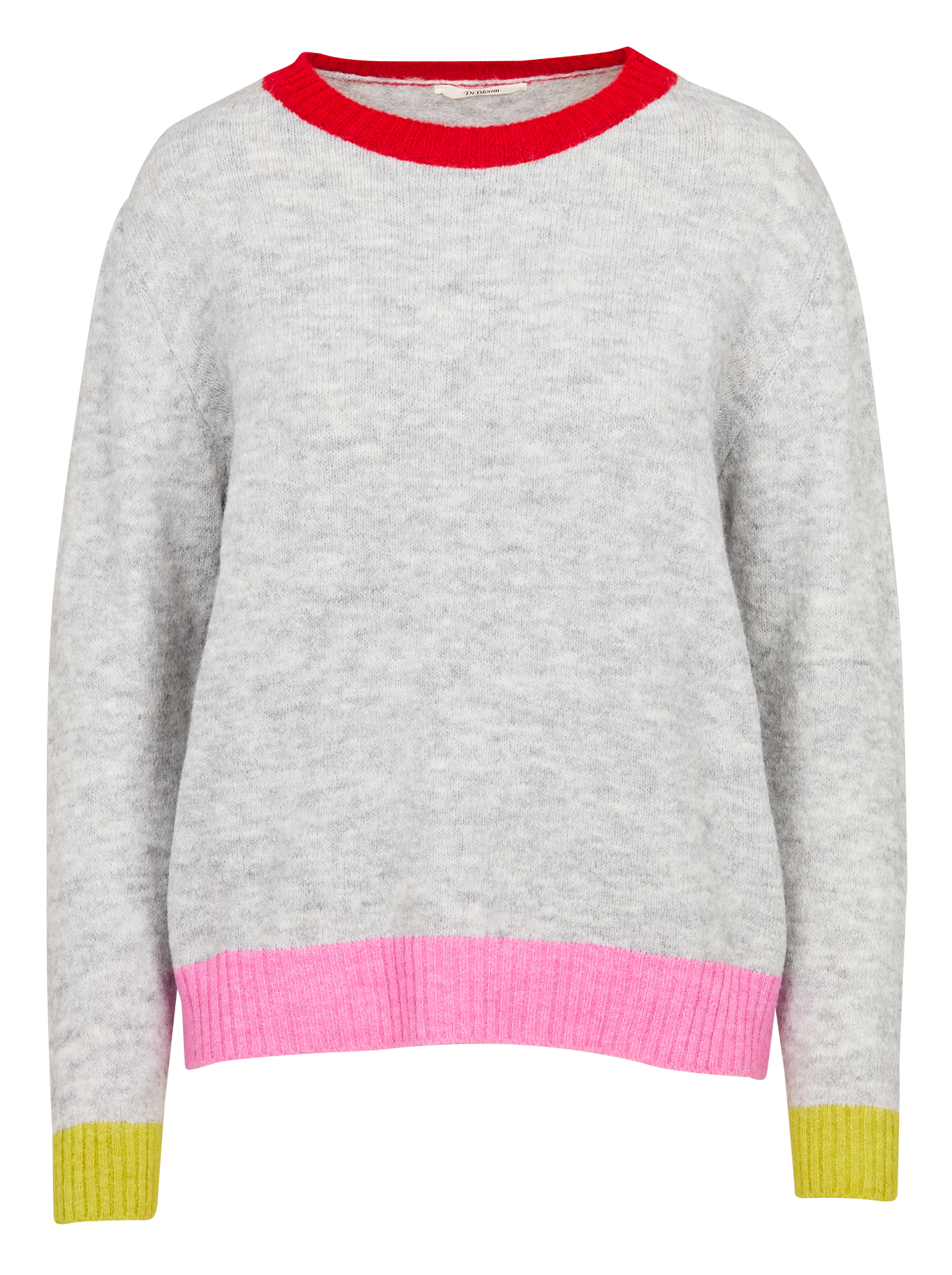 FUNCKY - Pull droit col rond tricolore | Multicolore