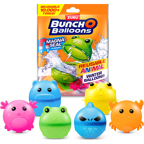 Bunch O Balloons genanvendelige dyrevandballoner 6 stk.