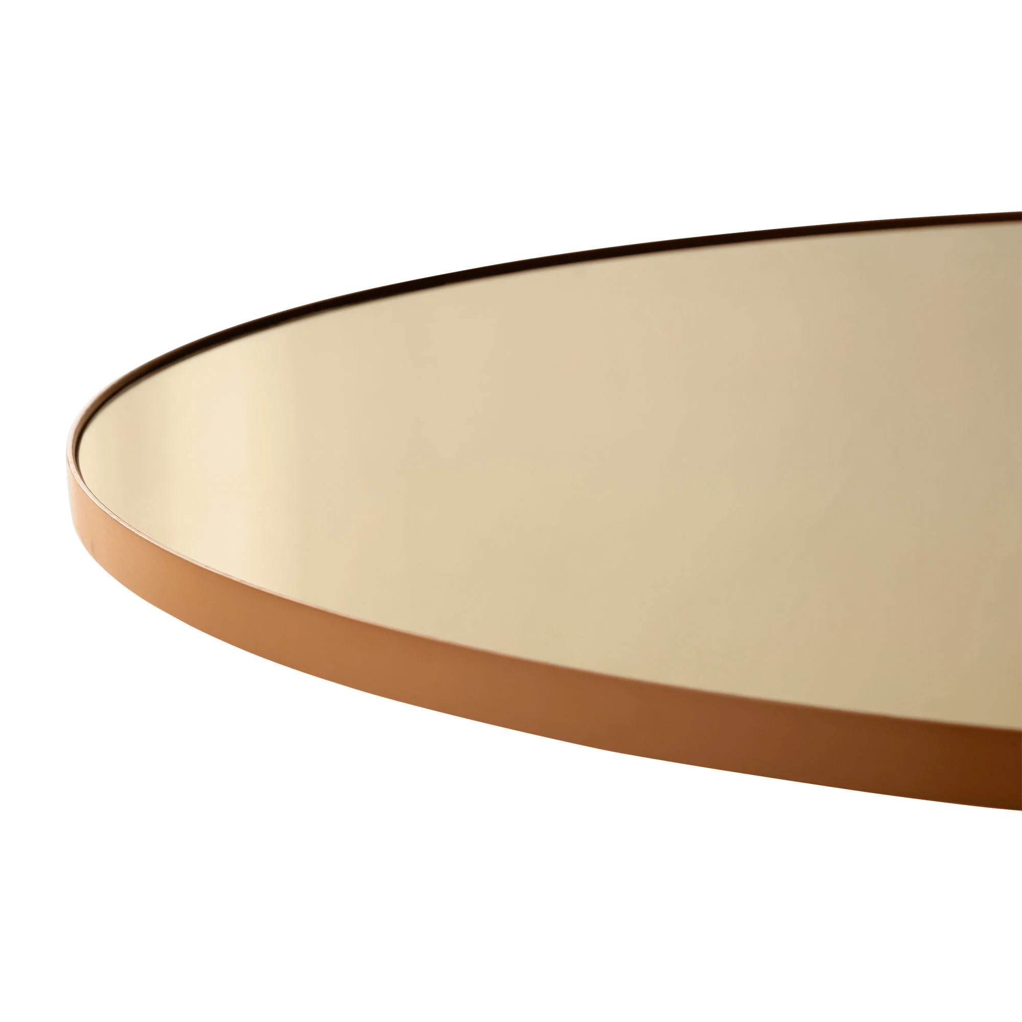 CIRCUM XS - Miroir mural bois | Jaune