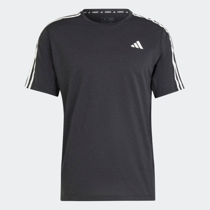 adidas Herre T-shirts Own The Run E 3S T-shirt Sort