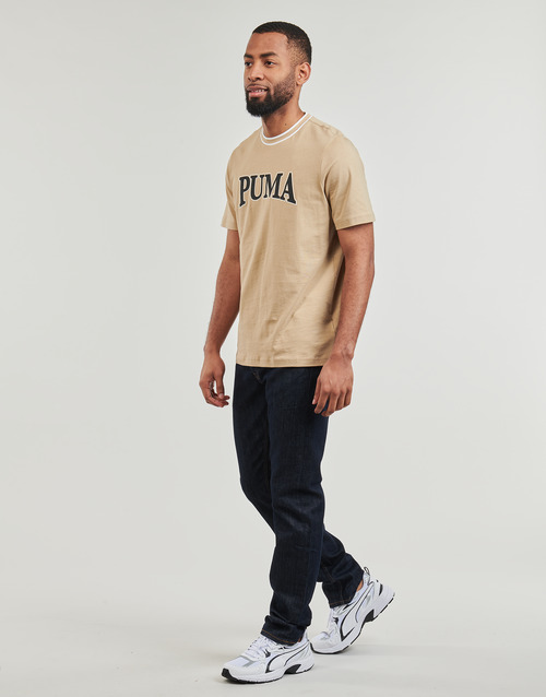 Puma - PUMA SQUAD BIG GRAPHIC TEE - Beige