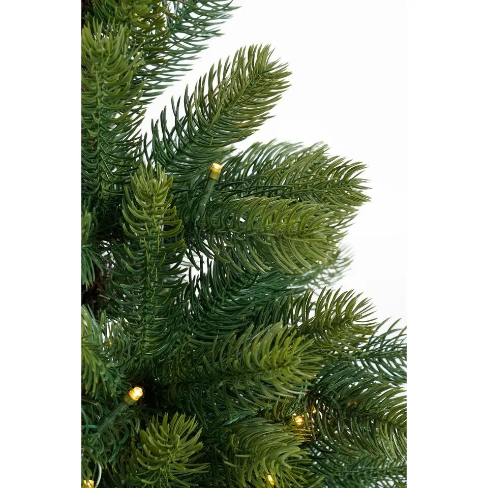 Black Box Trees Nagoya Set van 2 Kerstbomen en 1 Krans - H90 x Ø45 cm