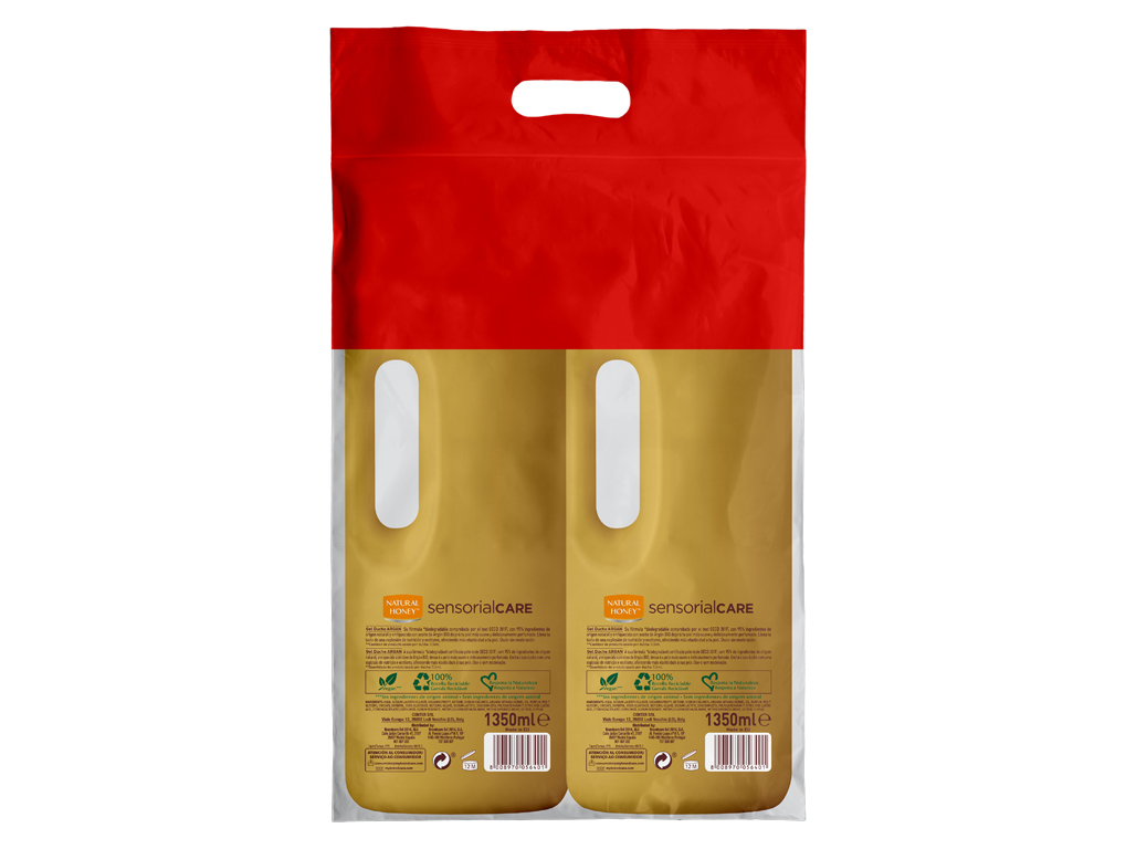 GEL BANHO NATURAL HONEY ARGÃO 1350 1350ML