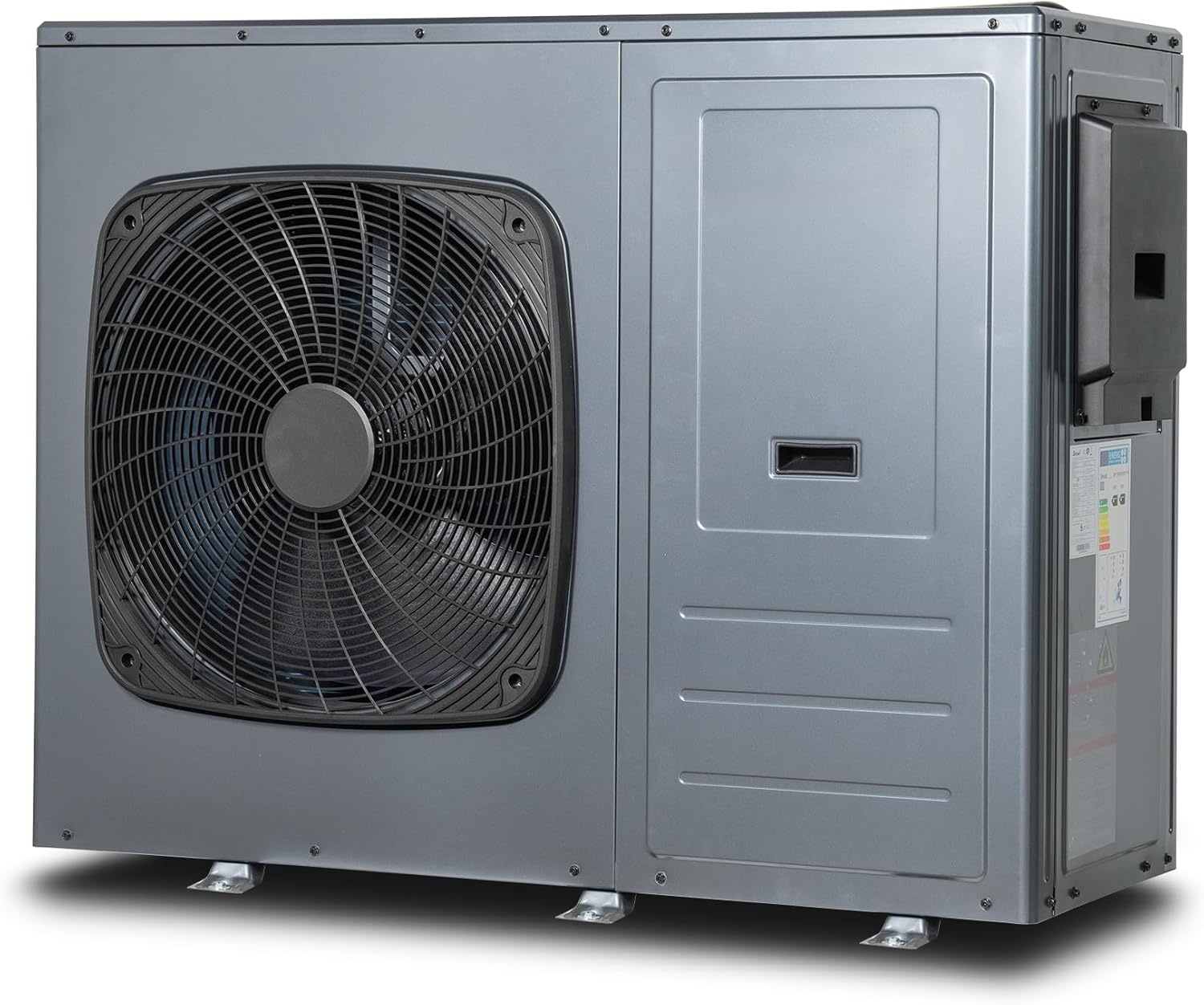 SMETA Monoblock Luft Wärmepumpe Warmwasser R290 12 kW, Einphasig, 3-in-1 Heizung, Kühlung und Warmwasser, WiFi, Einphasig & Förderfähig, A+++
