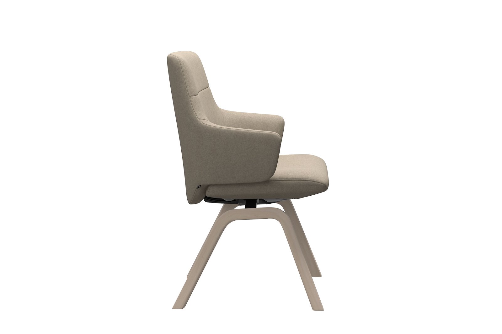 Chilli spisestol Tekstil Calido - Light Beige - Whitewash