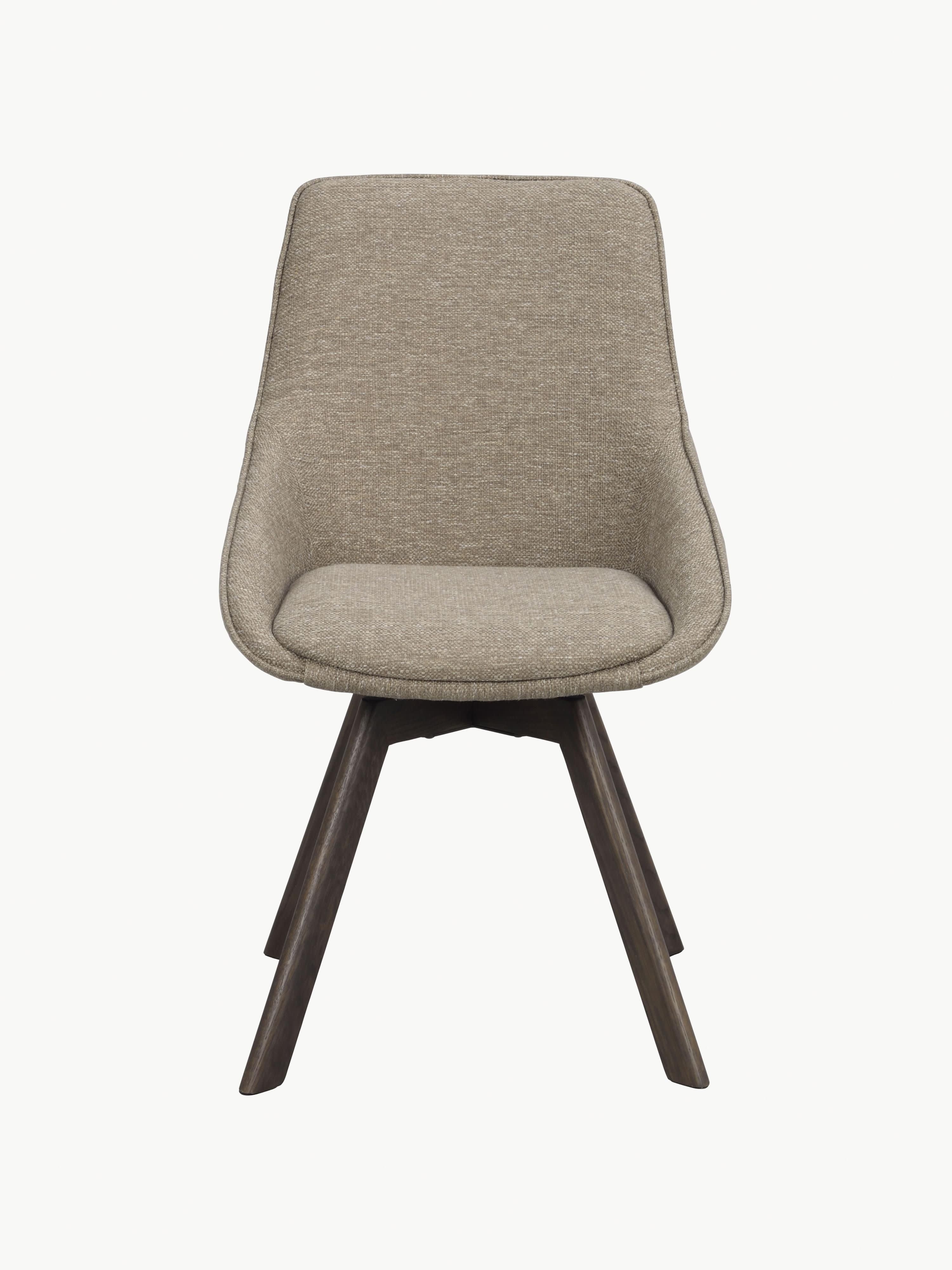 Draaibare gestoffeerde stoelen Alison, 2 stuks