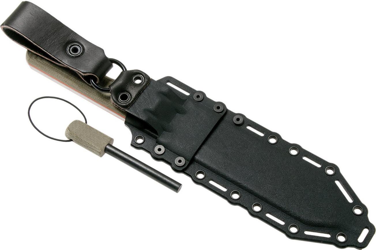 White River Knives FC7 Firecraft survivalmes, Kydex schede met firesteel