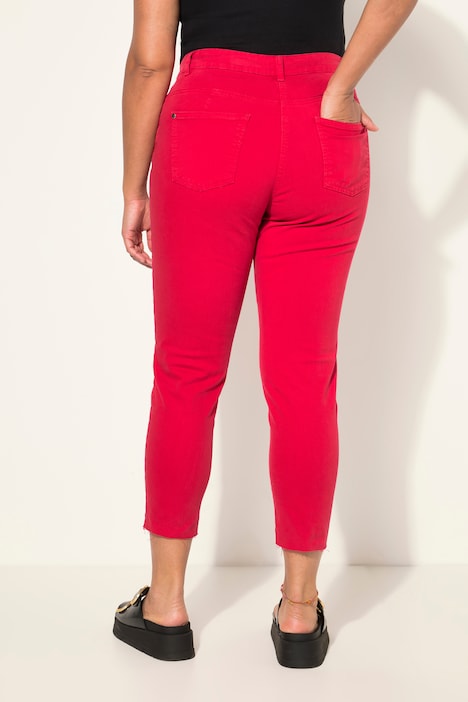 3/4-Jeans, Schlag, 5-Pocket