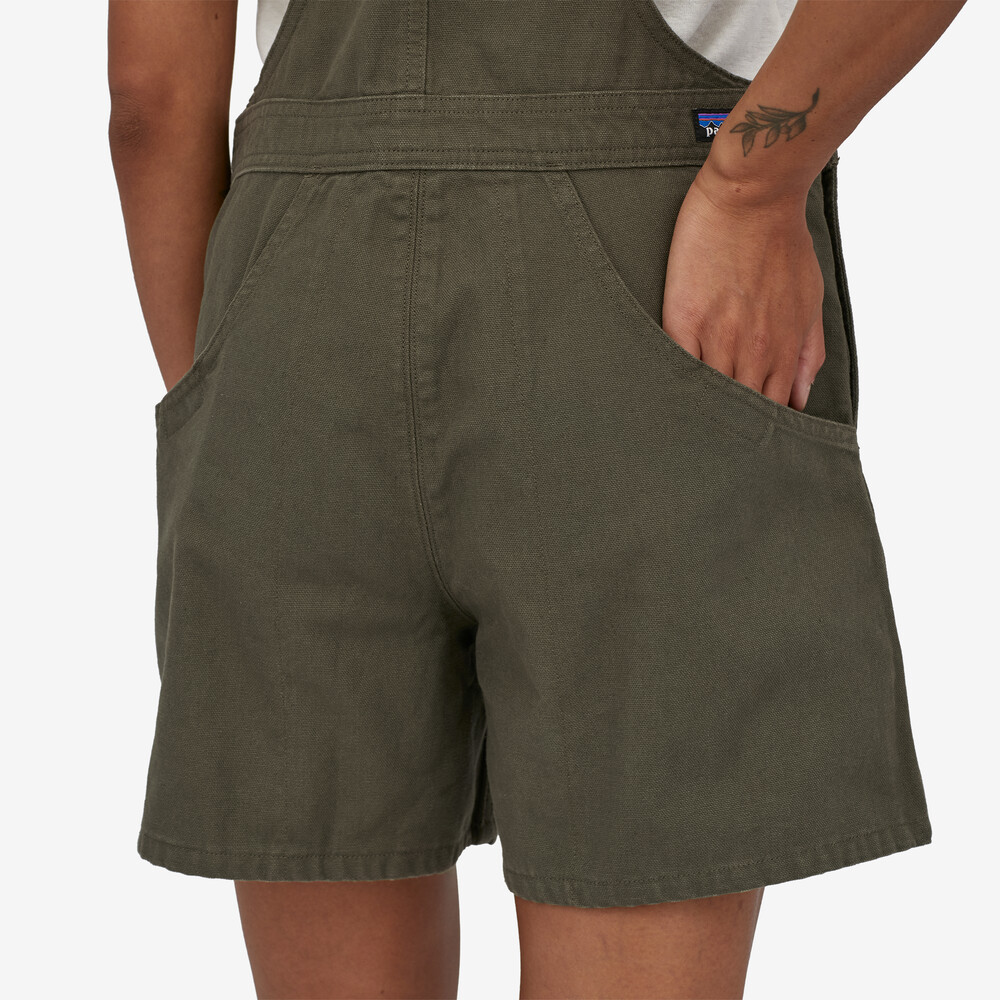 Damen-Latzhose mit Stehfunktion - 5 Zoll