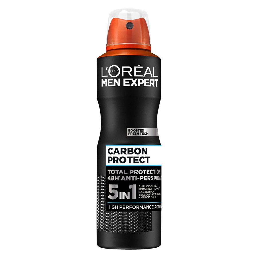 L'Oréal Paris Men Expert Carbon Protect Total Protection 48H Anti-Perspirant Deododant Spray 150ml