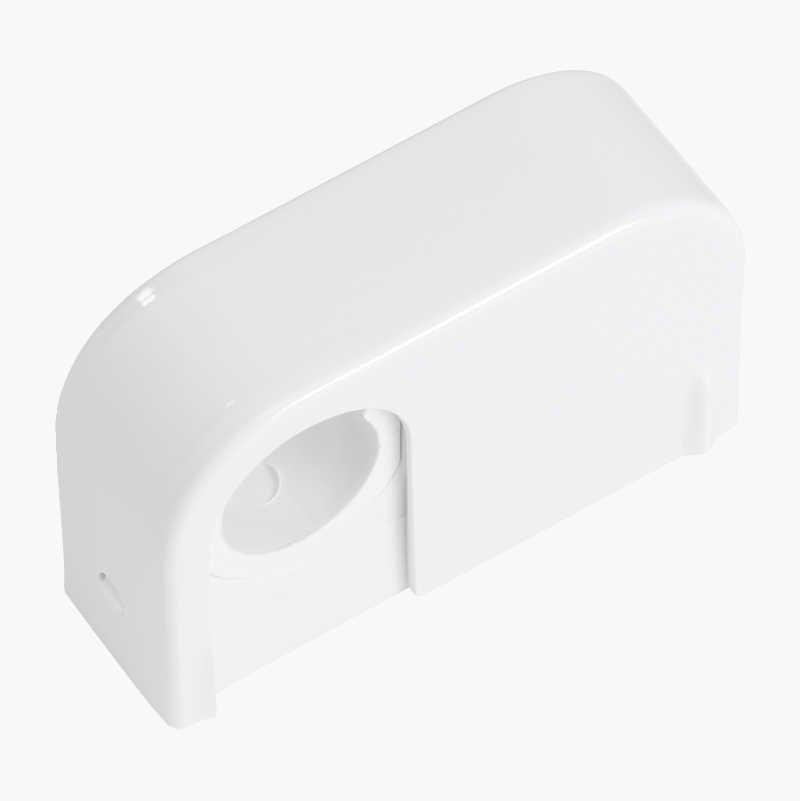 Rørklemme hvit, 18–22 mm, 2 stk.