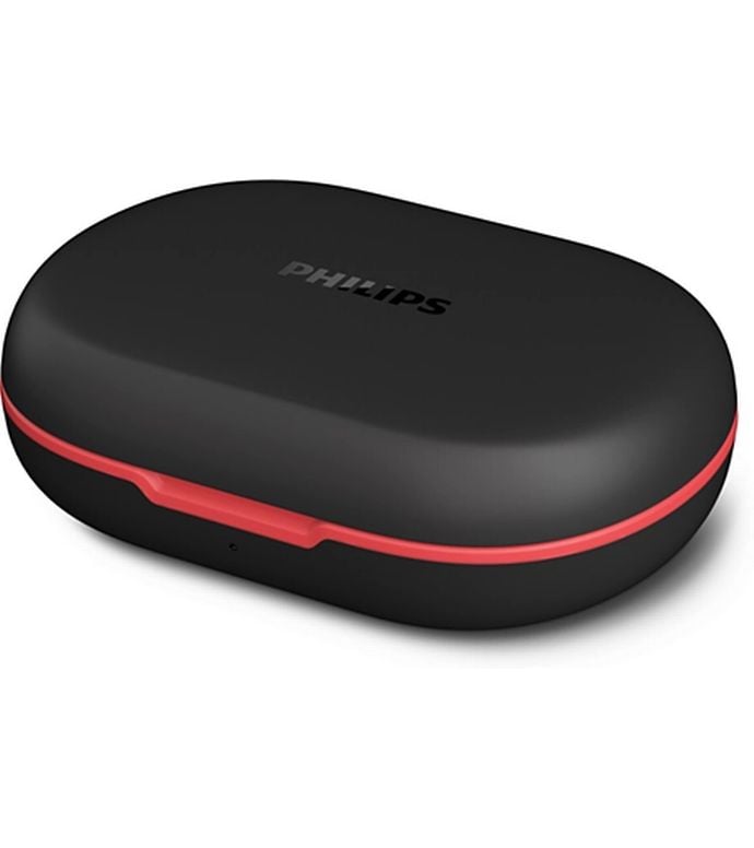 Philips True Wireless Open-Ear TAA6709BK Rot; Schwarz True Wireless Open-Ear Sport-Kopfhörer