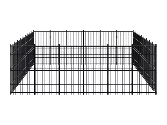 Chenil cage enclos pac noire 864 x 576 x 200 cm 02_0041855