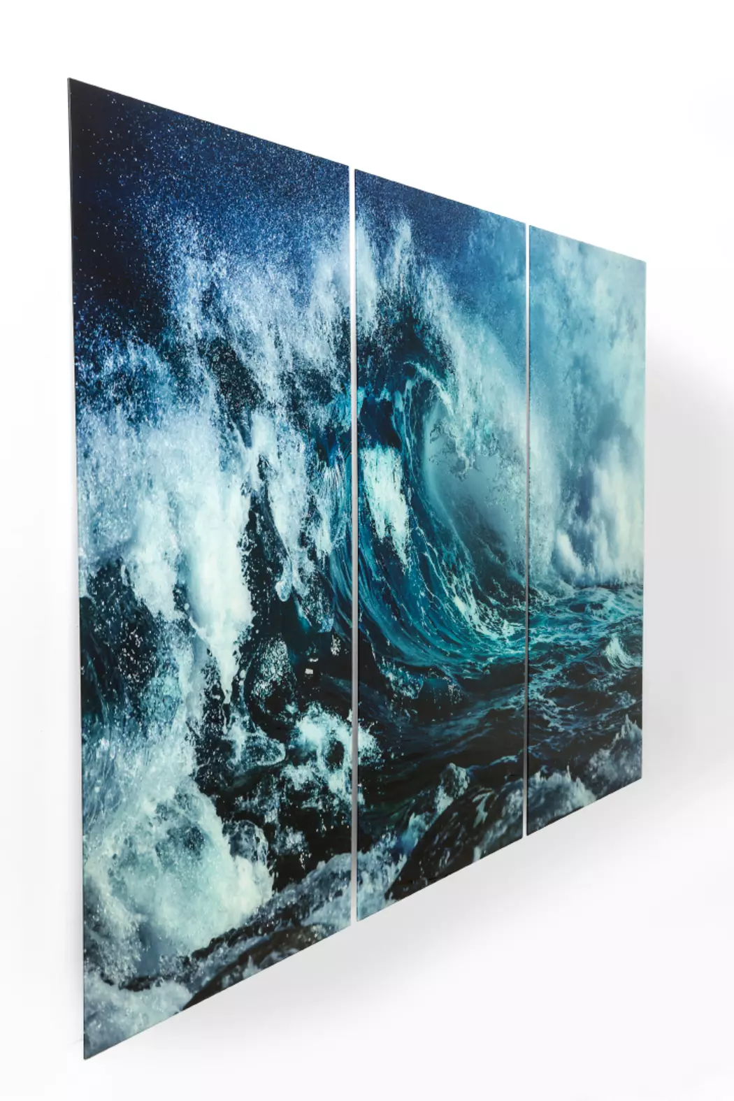 Glasbild 240 x 160 cm Wave
