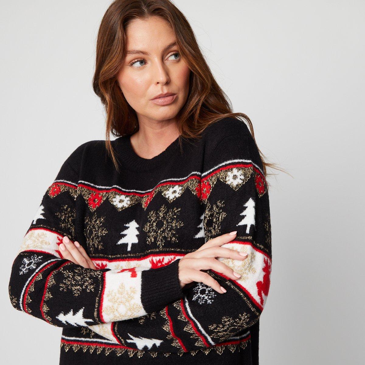 Be You Ladies Fairisle jumper Dress