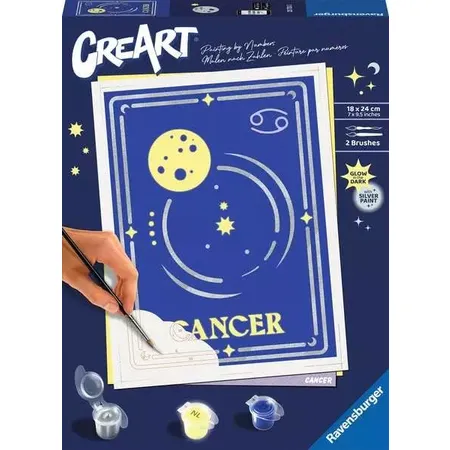 Ravensburger Malen nach Zahlen - Sternzeichen (Zodiac Sign) Krebs