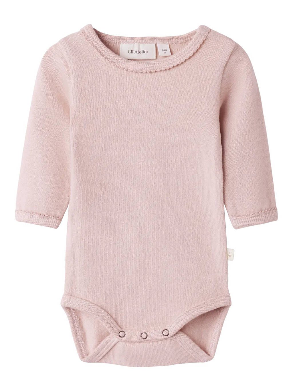 LIL' ATELIER romper NBFTHORO lichtroze