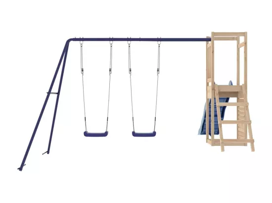 Aire de jeux d'extérieur bois de pin massif