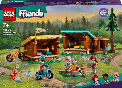 LEGO Friends 42624 Koselige hytter på ferieleir