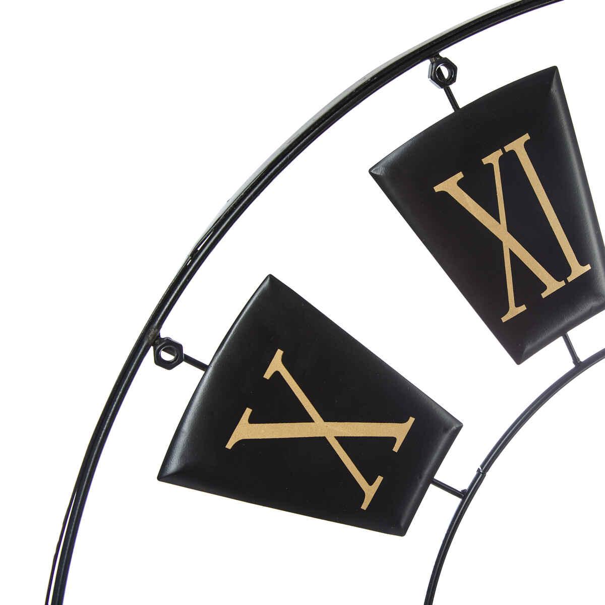 PENDULE METAL NOIR D.76CM