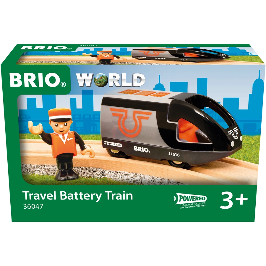 BRIO® Orange-schwarzer Reisezug