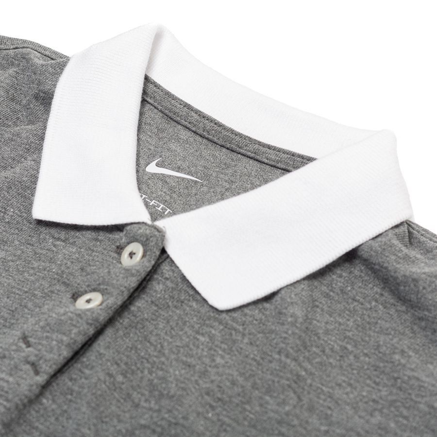 Nike Polo Dri-FIT Park 20 - Gris/Blanc Femme