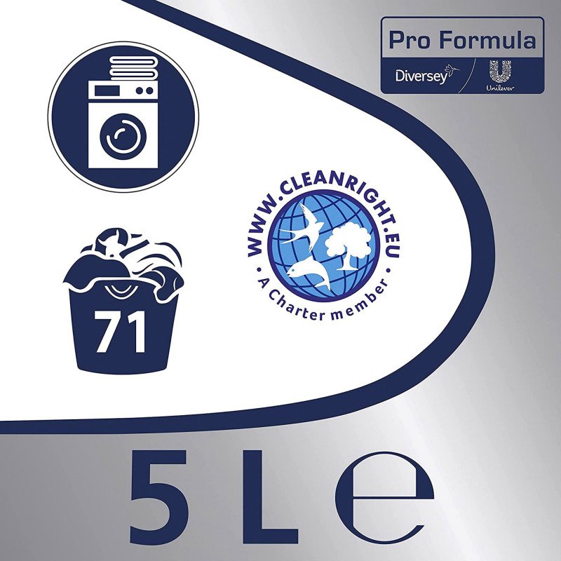 Lessive liquide Skip professional - 71 lavages - Bidon de 5 L