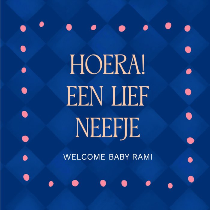Greetz | Geboortekaart | Lief Neefje