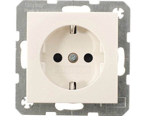 Berker 47238989 Stopcontact met verhoogde aanraakbeveiliging S1 polarwit glanzend