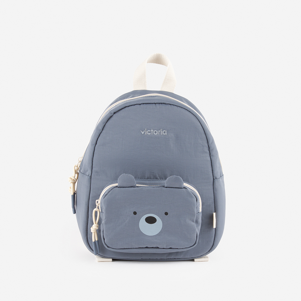 Mochila V. Things Mini Acolchoada em Nylon com Alças de Ombro Ajustáveis e Alça Superior